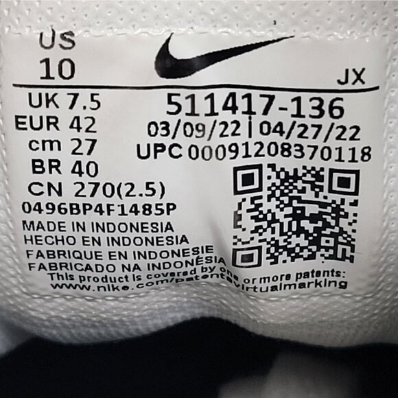 Nike Air Max Correlate Women's Multicolor Athletic Shoes 511417-136 US Size 10 - Picture 8 of 8